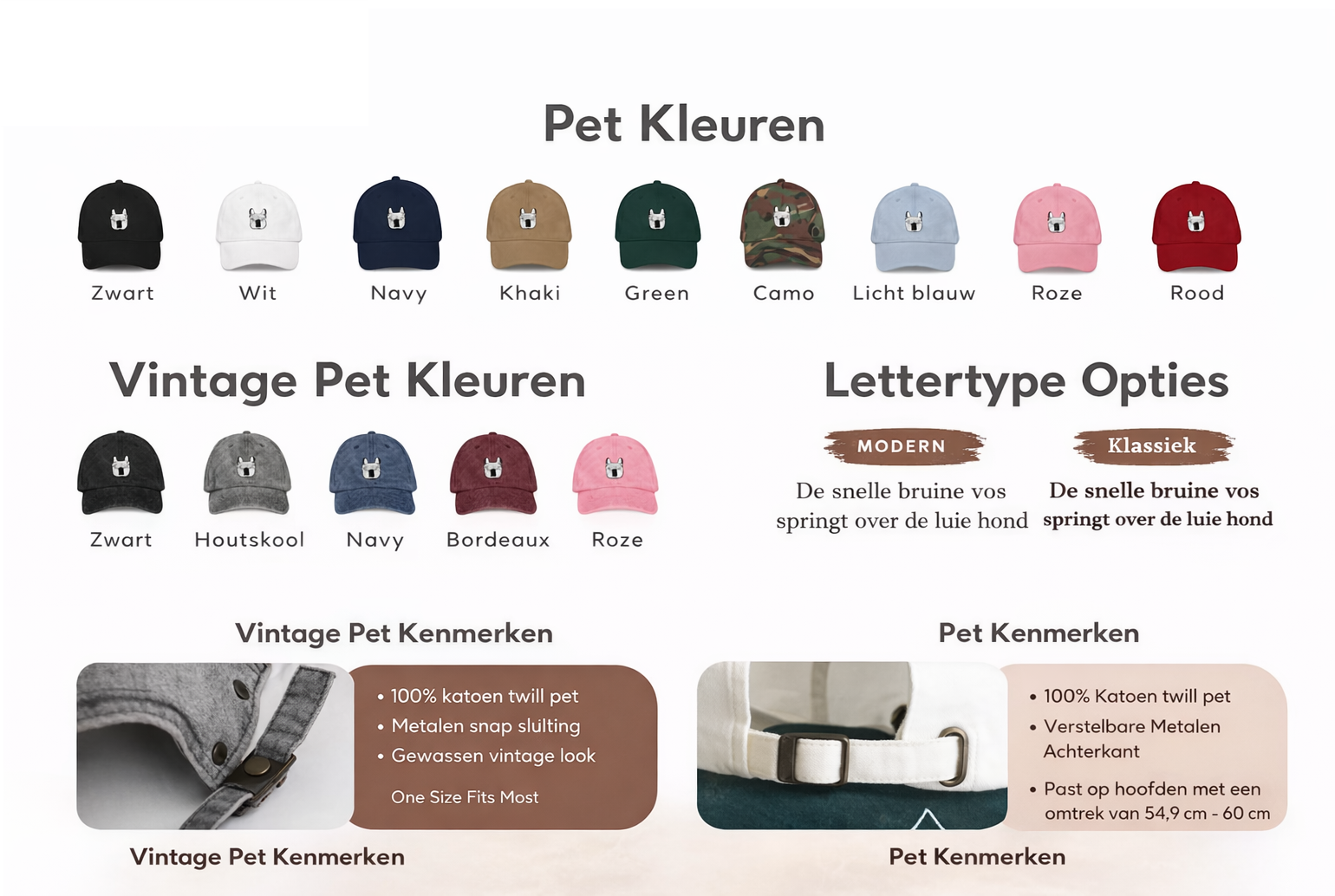 Personalized Embroidered Pet Hat