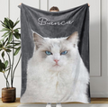 Personalized Pet Photo Blanket