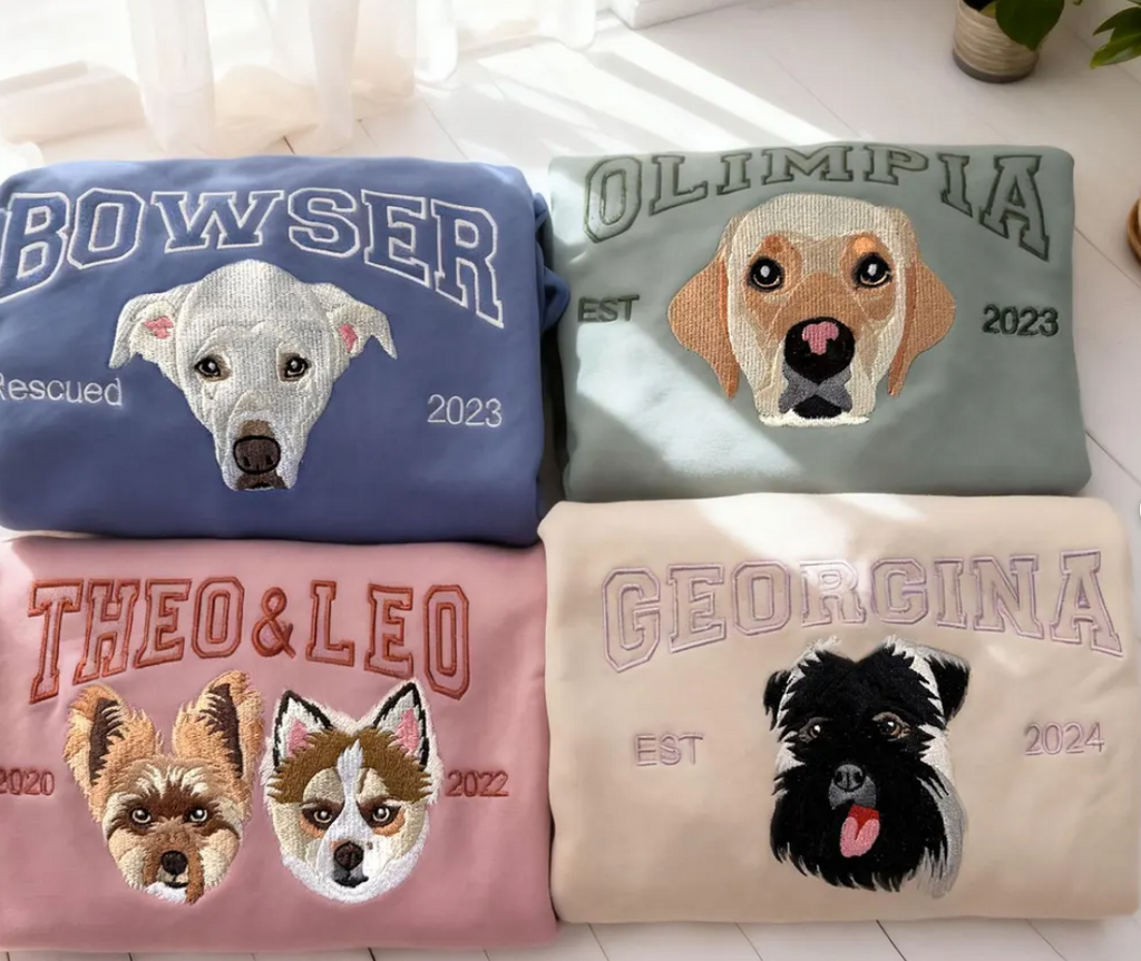 Personalized Hoodie with Pet Portrait