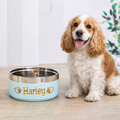 Personalized Dog Bowl with Name – Non-Slip Food and Water Bowl for Dog or Cat